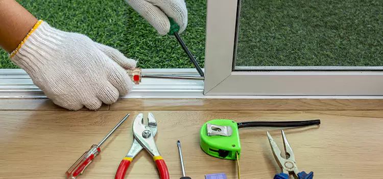 Sliding Door Track Replacement in Canmore, AB